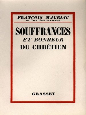 cover image of Souffrances et bonheur du chrétien